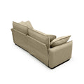 3 Piece Comfortable Oversized Sectional Sofa, One Single Sofa And One 2 Seater Sofa And One 3 Seater Sofa ,Tan Corduroy Deep Seat Sofa Tan Corduroy 6 Seat