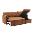United Modular Sectional Sofa L Shaped Modular Couch With Reversible Chaise Modular Sofa Sectional Couch With Storage Seats Brown Chenille 3 Seat