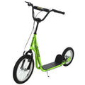 Aosom Youth Scooter, Teens Kick Scooter, Adjustable Handlebar Ride On Toy For 5 With 16