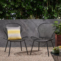 Nevada Chair Mp2 1Ctn 2Pcs Matte Black Iron
