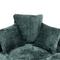 Coolmore Lazy Sofa Durable Comfort Lounger High Back Bean Bag Chair Couch With Three Pillows For Adults And Kids, Indoor & Outdoor, Single Gaming Sofa Chair For Bedroom,Office Emerald Chenille Emerald Foam Chenille 1 Seat