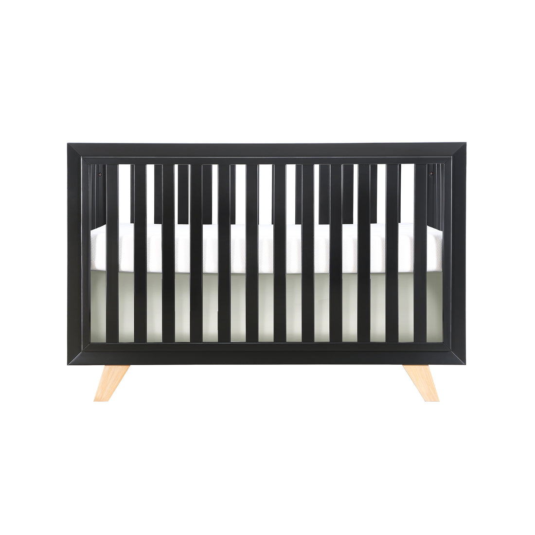 Wooster Crib In Black Black Espresso Bedroom Contemporary Pine Wood