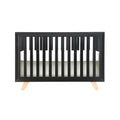 Wooster Crib In Black Black Espresso Bedroom Contemporary Pine Wood