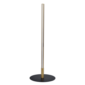 Dimond Black Led Table Lamp With On Off Switch Round Metal Base Black,Gold Table&Floor Lamps Led Metal