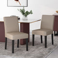 Dining Chair Taupe Fabric