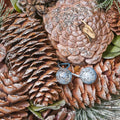 18.5'' Pine Cone Wreath Natural Foam