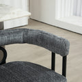 Coolmore Modern Loveseat 2 Seater Sofa Chenille Fabric Couch With Arms And Metal Legs For Living Room, Home Office, Studio Gray Chenille Gray Primary Living Space Soft Foam Chenille