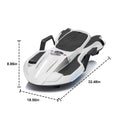 24V Kids Ride On Electric Scooter W Helmet Knee Pads,24V Ride On Toy For Kids,Spray Function,2Wd 400W Wheel Hub Motor,5.59 6.84Mph,Gravity Steering,Use For 1 2 Hours,Exercise Your Child Age 6 . White Polypropylene