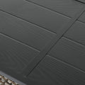 Patio Furniture, Outdoor Furniture, Seasonal Pe Wicker Furniture, Four Set Wicker Furniture With Black Metal Table Yes Brown Seats 4 Pe Rattan Iron Waterproof Fabric
