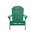 Malibu Adirondack Chair Dark Green Acacia Wood