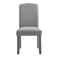 Emily 7 Piece Dining Set Dark Gray Dark Gray Marble