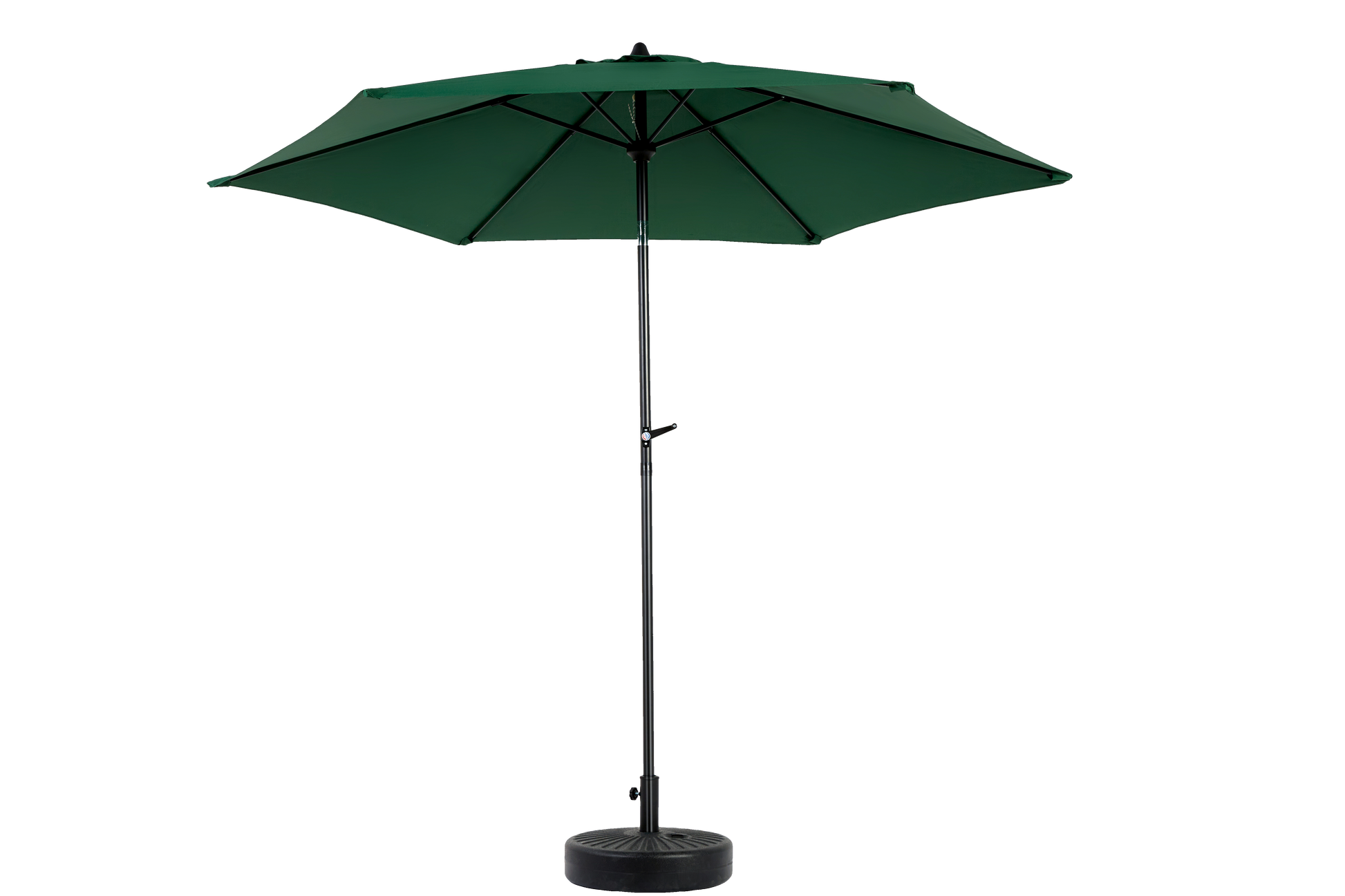 9Ft Outdoor Patio Umbrella Outdoor Table Umbrella With Push Button Tilt And Crank, Market Umbrella 6 Sturdy Ribsdeck, Backyard, Pool Base Not Included Dark Green Dark Green Garden & Outdoor Steel