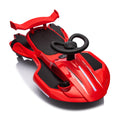 12V Kids Ride On Electric Toy,360 Degree Drift In Place,Spray Function,Front&Side Lights Design,Usb Mp3,Bluetooth,Music, 3.73 4.35 Mph,Easy Installation,Ultimate Cool Operation For Kids Aged 3 . Red