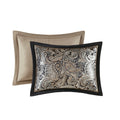 12 Piece Comforter Set With Cotton Bed Sheets Black Cal King California King Black Cotton