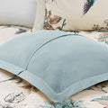 7 Piece Printed Cotton Twill Comforter Set Khaki King King Khaki Cotton