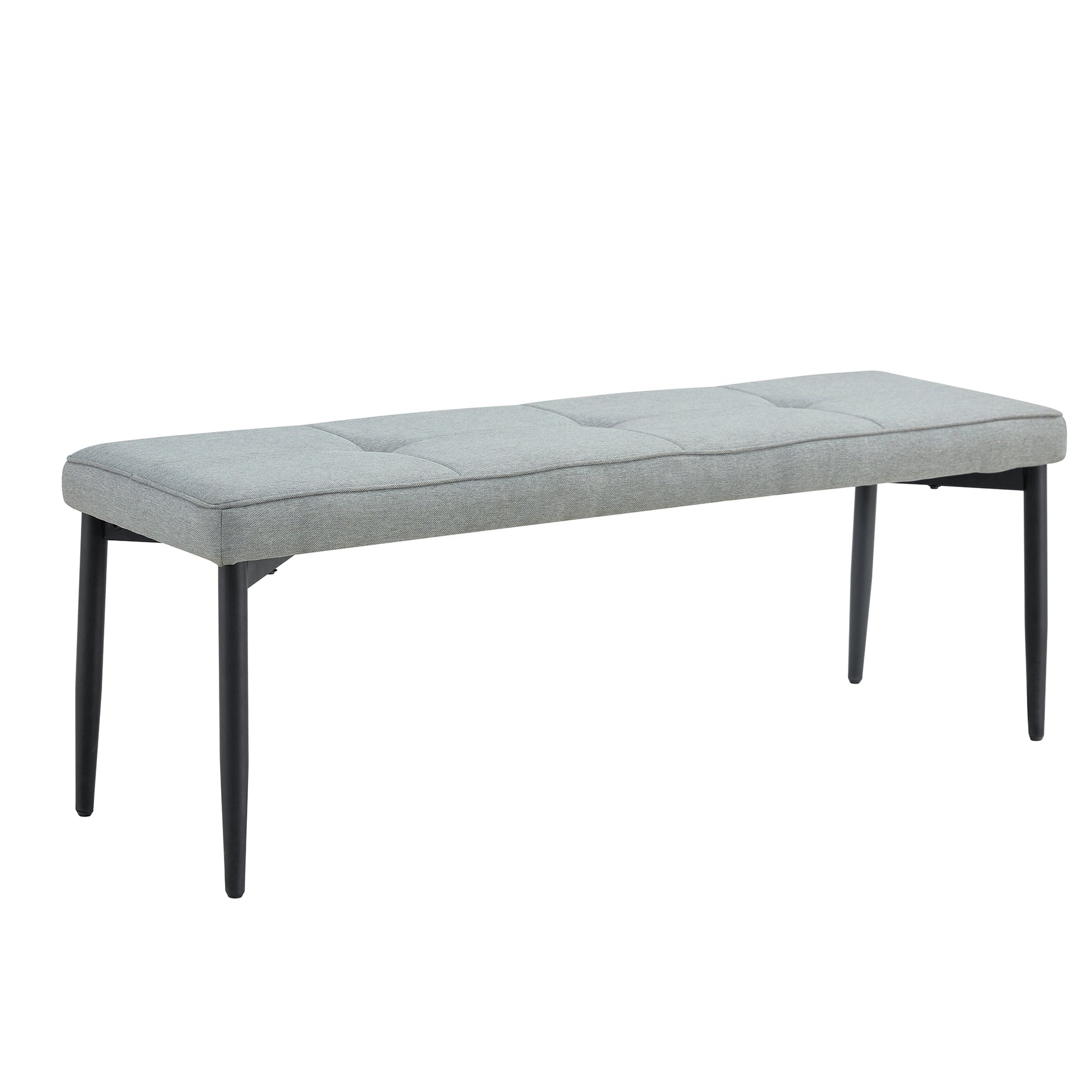 63" Modern Style 6 Piece Dining Table With 4 Chairs & 1 Bench, Table With Marbled Veneers Tabletop And V Shaped Table Legs White Metal Grey White Modern Rectangular Mdf Mdf