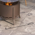 Outsunny 2 In 1 Smokeless Fire Pit, Bbq Grill, 19