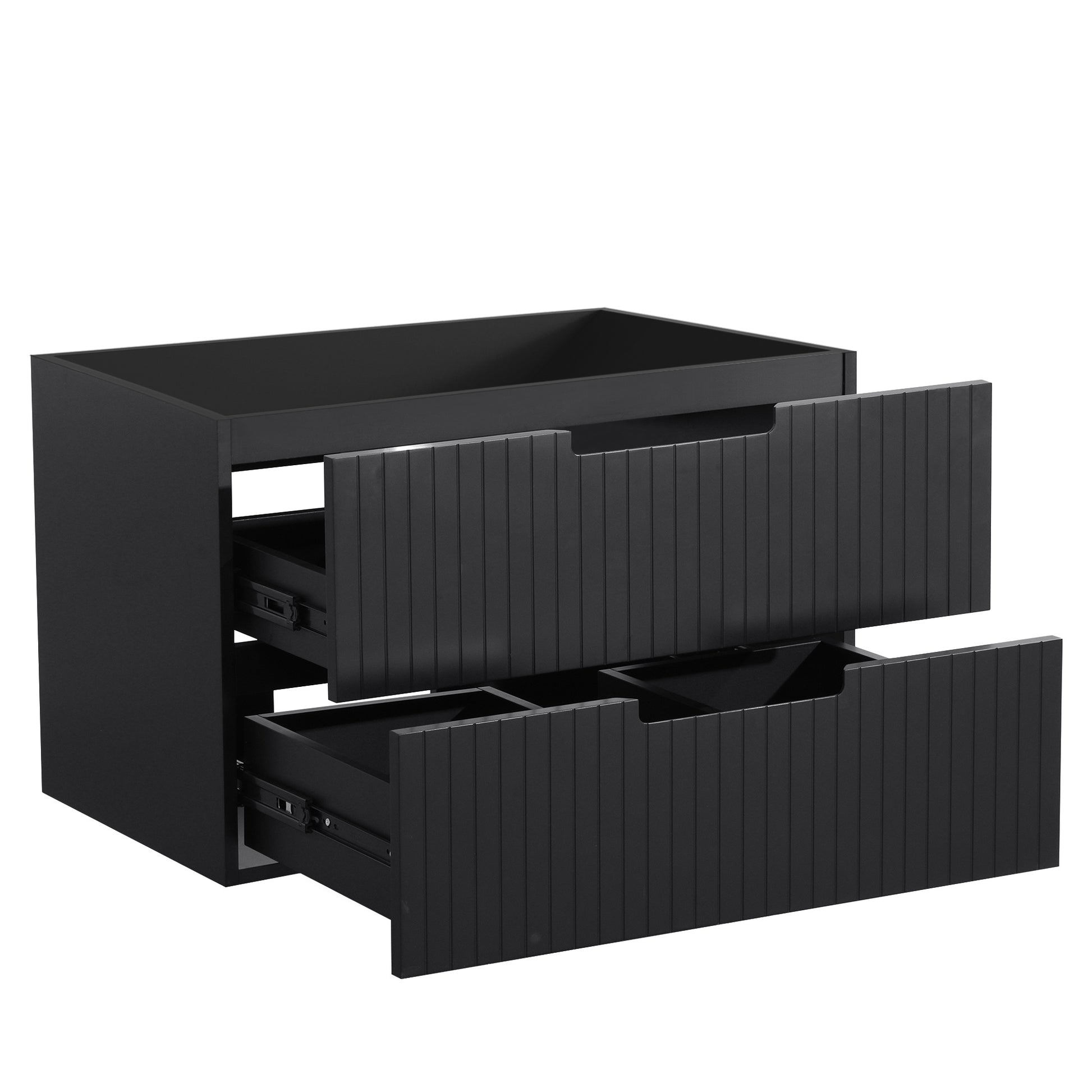 Hk2301 30 Bk Cabinet Black Mdf