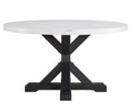5Pc Dining Set Contemporary Style White Faux Marble Round Table Top Dove Gray Upholstery Wing Back Chairs Black Finish Wooden Solid Wood Dining Room Furniture Wood Wood Gray Seats 4 Wood Dining Room Contemporary,Modern,Transitional Round Dining Table