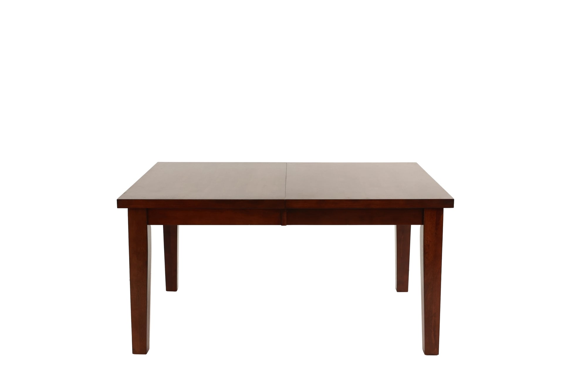 Dining Table Rectangle Dining Table W Leaf 1Pc Table Only Rubber Wood Antique Walnut Wood Finish Dining Room Furniture Walnut Dining Room Contemporary,Modern,Transitional Rubberwood Rectangular Kitchen & Dining Tables Rectangular Rubber Wood