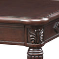 Espresso End Table With Turned Leg Espresso Espresso Primary Living Space Traditional Poplar Rectangular Wood