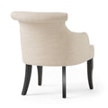 Arm Chair Light Beige Fabric