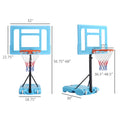 Soozier Poolside Basketball Hoop Stand, 36.5