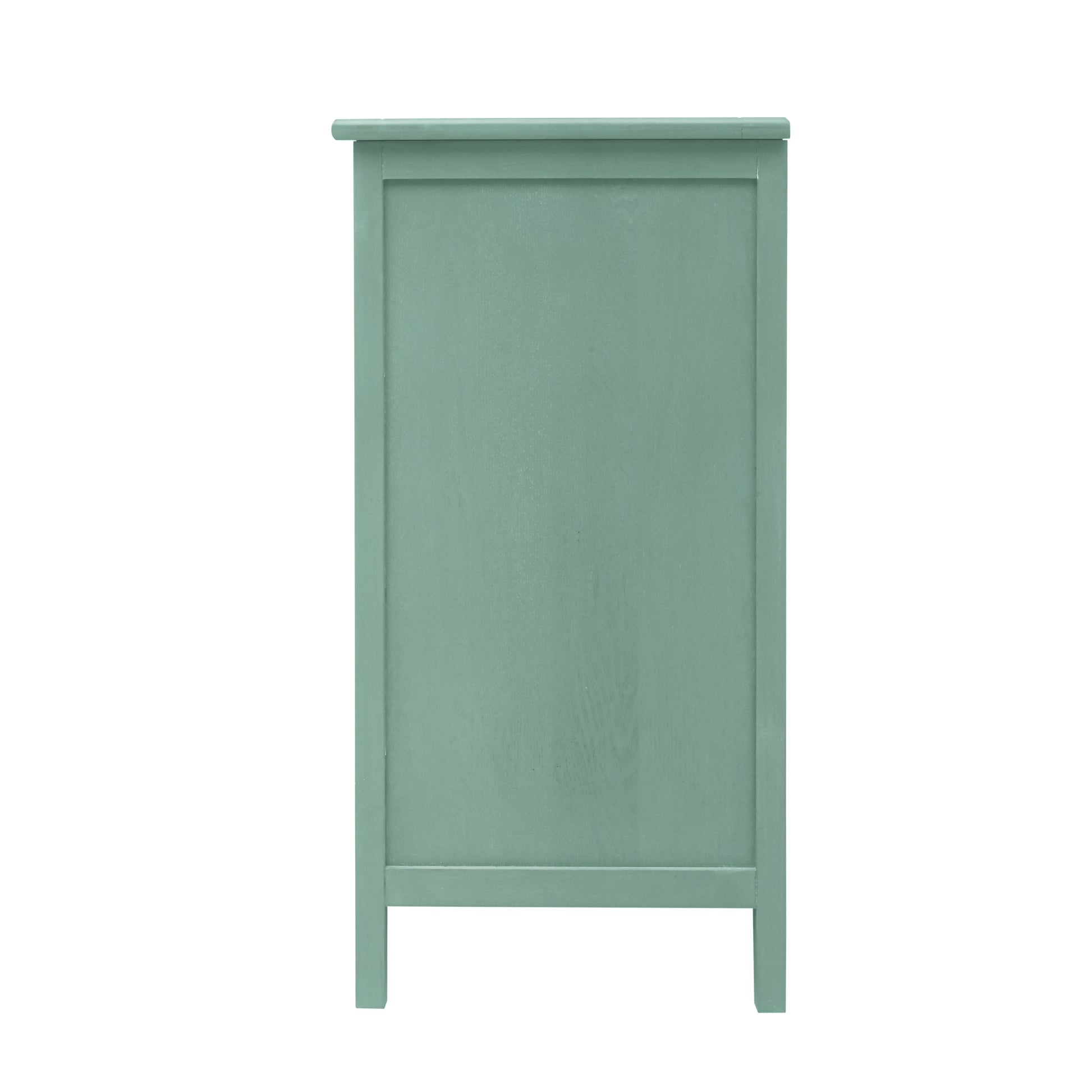 3 Drawer Cabinet, American Furniture,Suitable For Bedroom, Living Room, Study Light Green Mdf