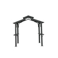 8 5Ft Hardtop Grill Gazebo, Outdoor Bbq Gazebo W Galvanized Steel Double Roof, Permanent Sun Shade Grill Canopy Shelter With 2 Side Shelves And Ceiling Hook For Patio Deck Yard Garden Grey Grey