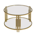 Modern Glass Coffee Table In 31.5