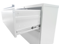 5 Drawer Metal Lateral File Cabinetwhite Filing Cabinet With Lock, Lockable File Cabinet For Home Office, Locking Metal File Cabinet For Legal Letter A4 F4 Size Filing Cabinets 5 Or More Drawers Antique White Office Drawers Included Modern Metal Metal