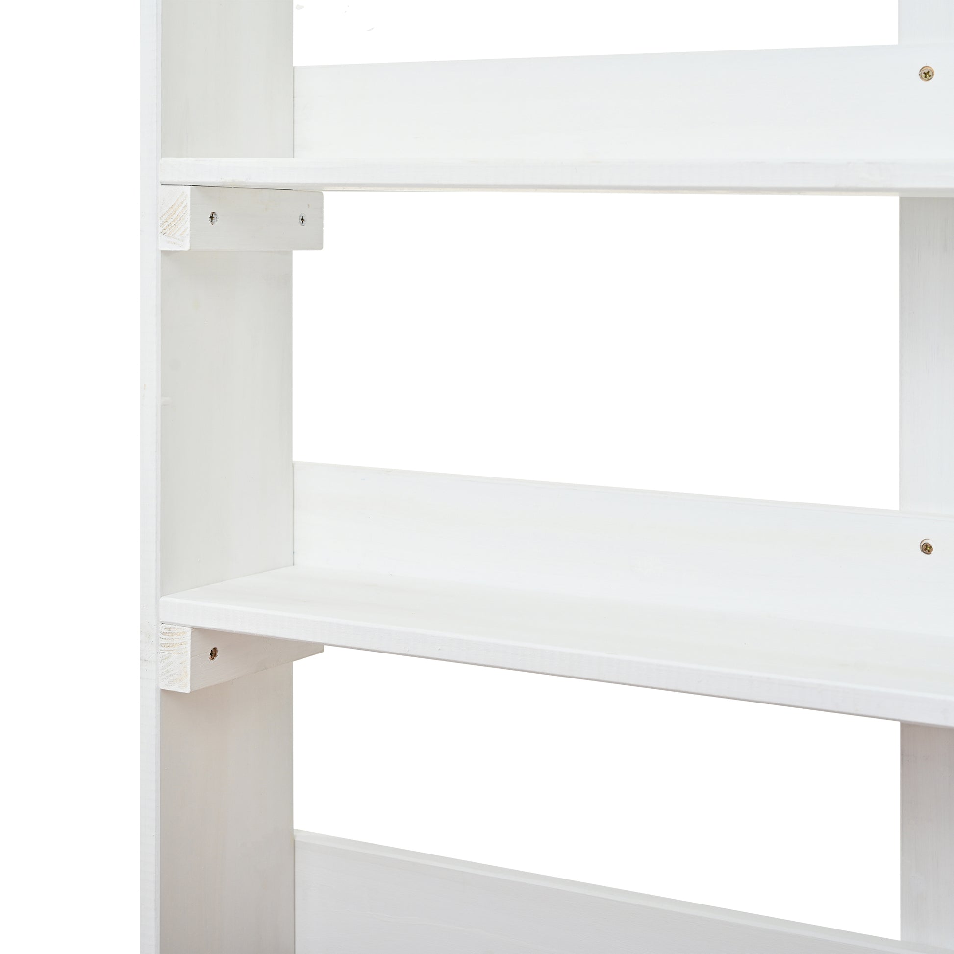 66" Large Outdoor Farmhouse Wooden Potting Bench Table, Garden Workstation With 2 Drawers, Cabinet And Open Shelves For Backyard, Mudroom, White White Garden & Outdoor Casual Wood Solid Wood