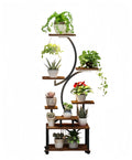 Plant Stand Indoor With Grow Lights, 8 Tiered Indoor Plant Shelf, 61