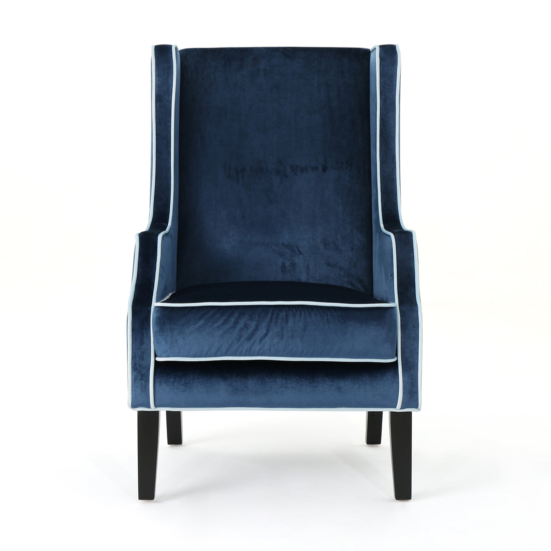 Club Chair Blue Velvet