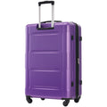 2 Piece Luggage Set With Bags Expanable Spinner Wheels Abs Lightweight Suitcase With Tsa Lock 20Inch 28Inch Purple Abs