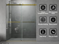 56 To 60'' W X 76'' H Frameless Shower Door, Double Sliding Shower Door With Premium 3 8'' 10Mm Thick Tempered Glass, Stainless Steel, Brushed Gold Brushed Gold Bathroom Modern Tempered Glass