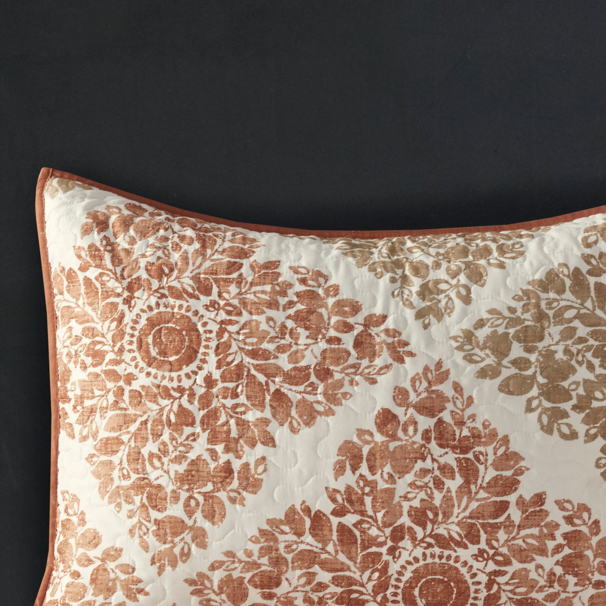 6 Piece Printed Quilt Set With Throw Pillows Multi Full Queen Full Multi Cotton