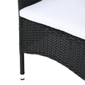 Malta Dining Chair Set Of 2 Black Wicker