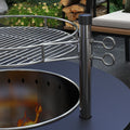 Outsunny 2 In 1 Smokeless Fire Pit, Bbq Grill, 25