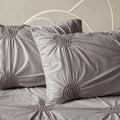6 Piece Reversible Daybed Cover Set Dark Gray Daybed Dark Gray Polyester