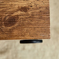 Compact Mdf Coffee Table: 11.8X11.8X19.6 Inches, Stylish Texture Design Wood Mdf