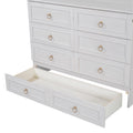 Full Size Murphy Bed With Large Drawers,White Full White Plywood