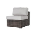6 Person Wicker Seating Set With Cushions Fully Assembled Brown,Gray Wicker