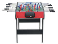 5Ft Soccer Table,Foosball Table,Football Table,Game Table, Table Soccer,Table Football,Children'S Game Table,Table Games,Indoor Games Balls Sports White Red Without Adjustable Weight Dining Room