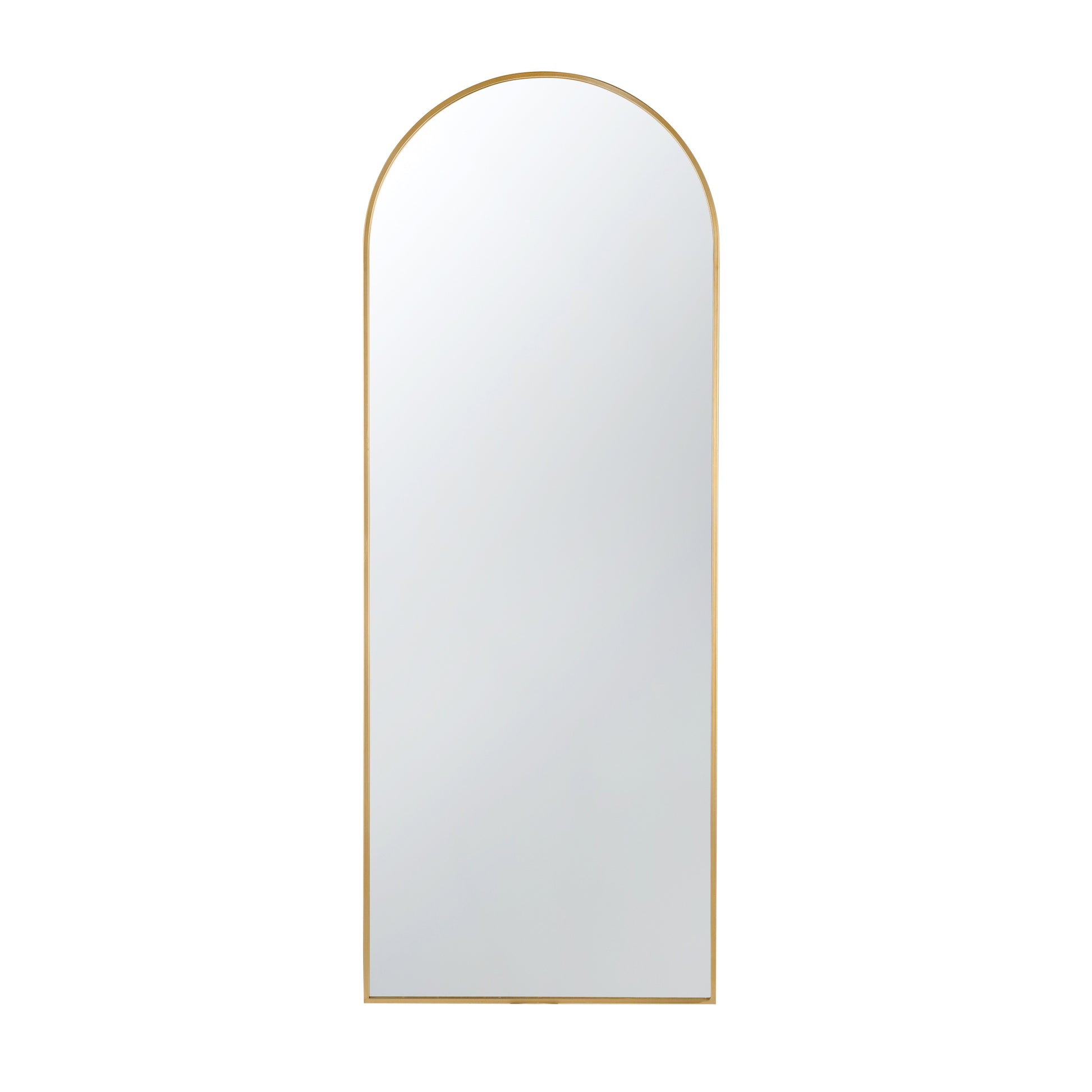 28X1X74" Celine Gold Arch Body Mirror Gold Iron