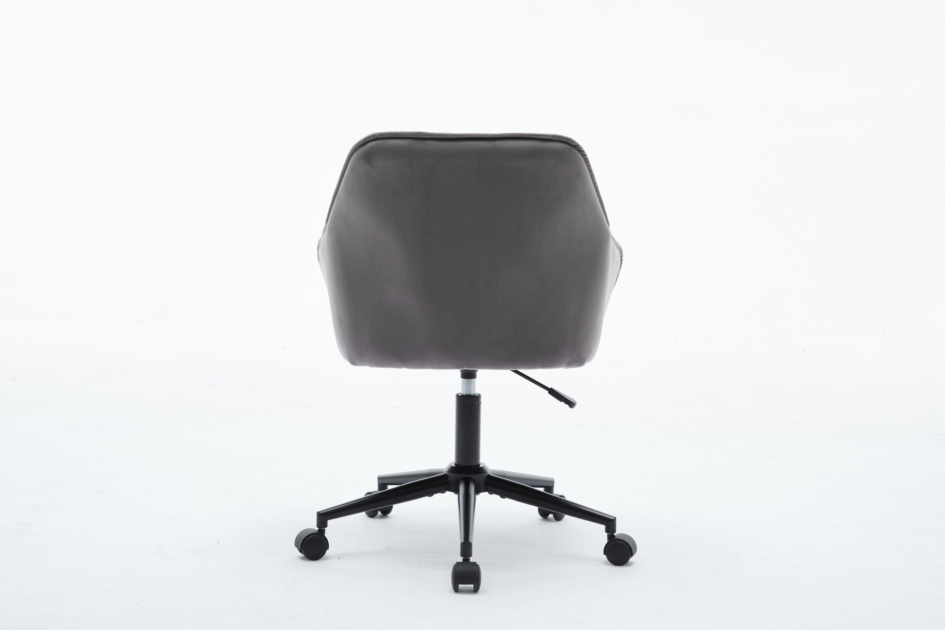 Elegent Velvet Office Chair With Wheels, Makeup Vanity Chair Height Adjustable For Teens Women Girls, Comfy Swivel Modern Leisure Armchair For Home Office, Bedroom, Study And Vanity. Gray Gray Primary Living Space Luxury,Modern Foam Iron