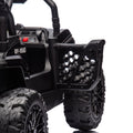 24V Kids Ride On Utv,Electric Toy For Kids W Parents Remote Control,Four Wheel Suspension,Low Start,Adjustable Speed,Multimedia Player,Early Education,Bluetooth,Rear Storage Space For Kids Aged 3 . Black 50 99 Lbs Polypropylene