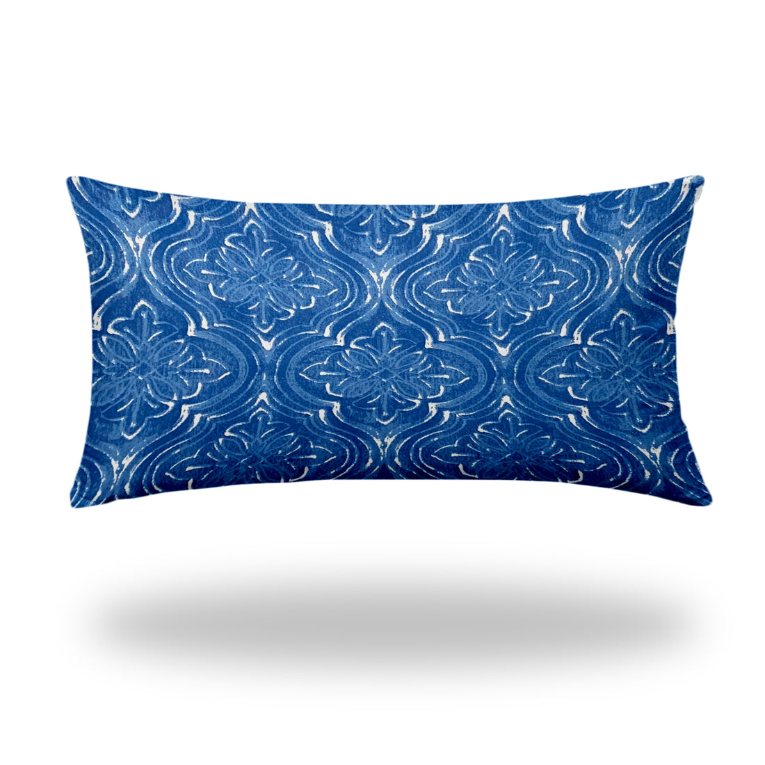 Atlas Indoor Outdoor Soft Royal Pillow, Envelope Cover Only, 12X24 Multicolor Polyester