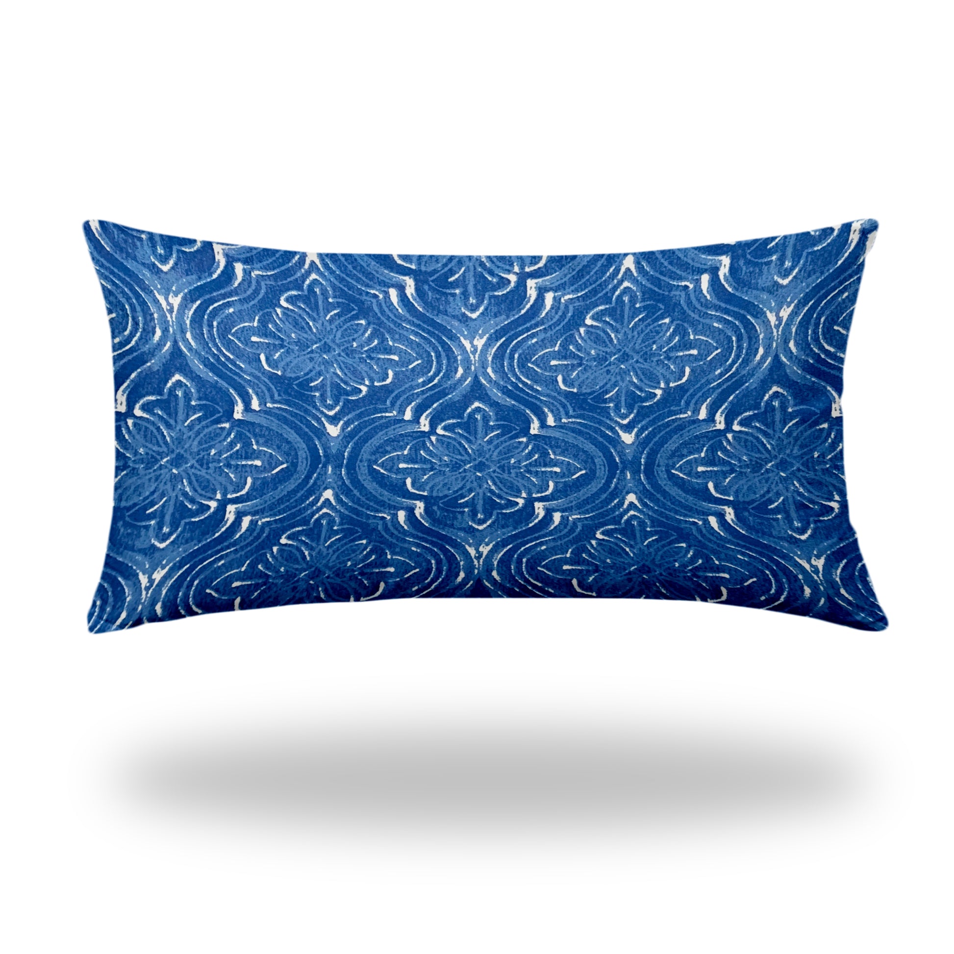 Atlas Indoor Outdoor Soft Royal Pillow, Envelope Cover Only, 12X24 Multicolor Polyester