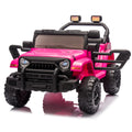 12V Kids Ride On Electric Car W Parents Control,Dual Drive, Four Wheel Suspension,With Music,Bluetooth,Mp3,Usb,With Headlights, Steering Wheel Quick Release,Slow Start For Kids Aged 3 4. Pink 50 99 Lbs Polypropylene